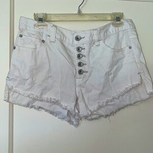 Free people white denim short size: 26